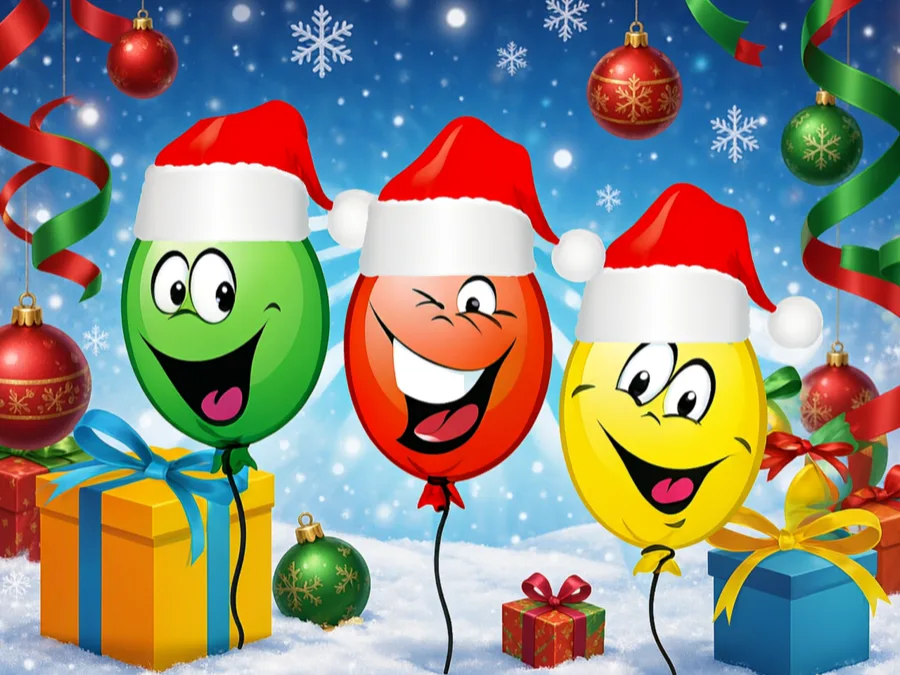 Christmas Balloons game cover