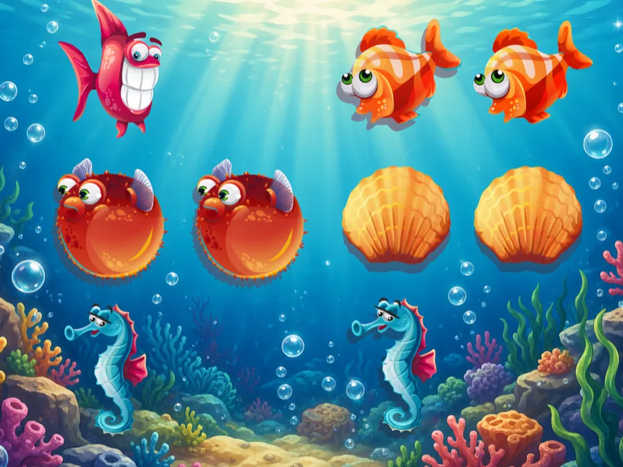 Fish World Match 3 game cover