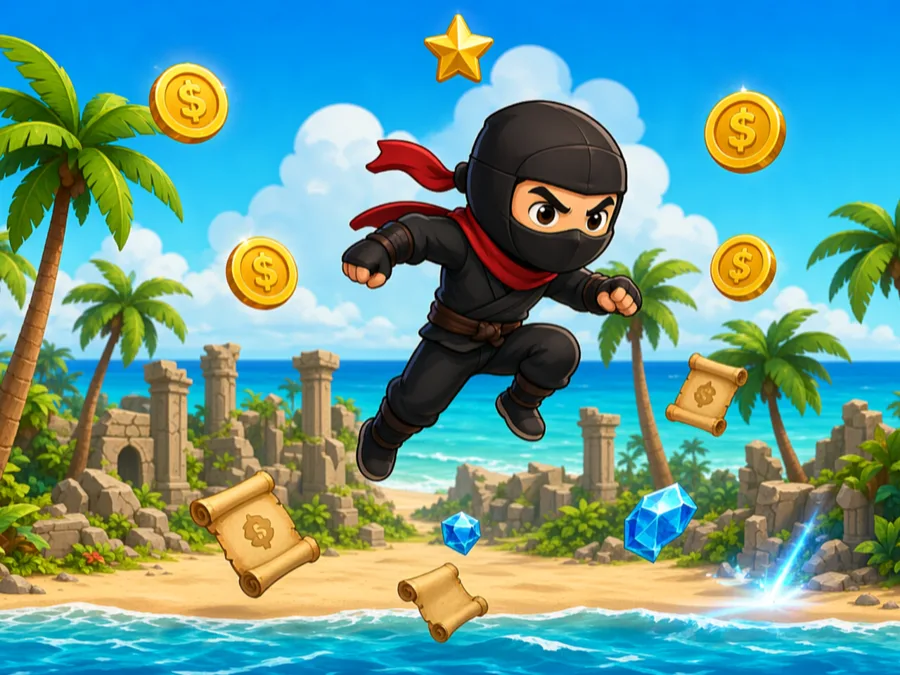 Ninja Adventure game cover