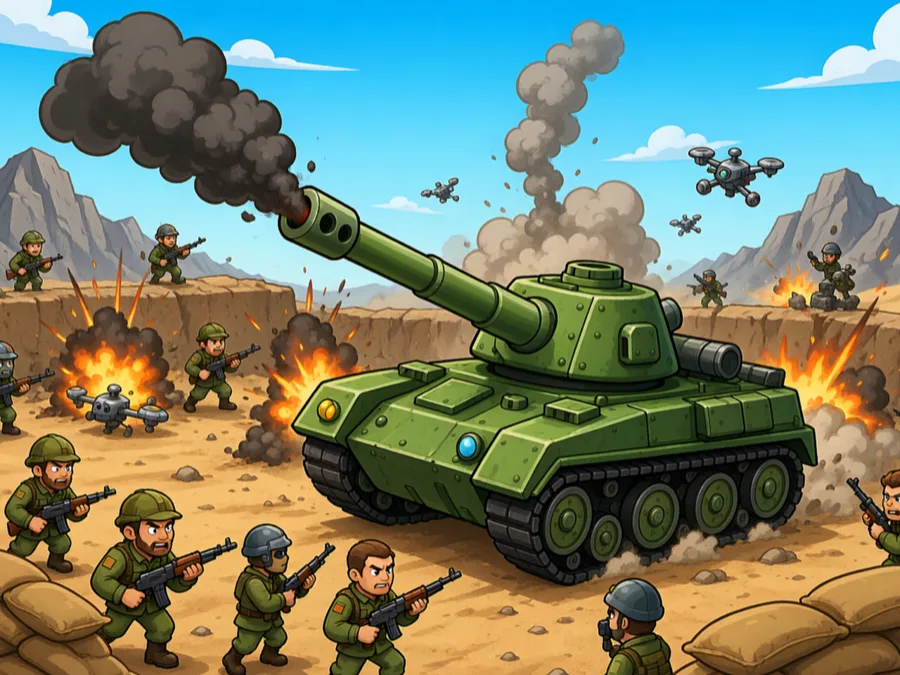 Tank Defender game cover