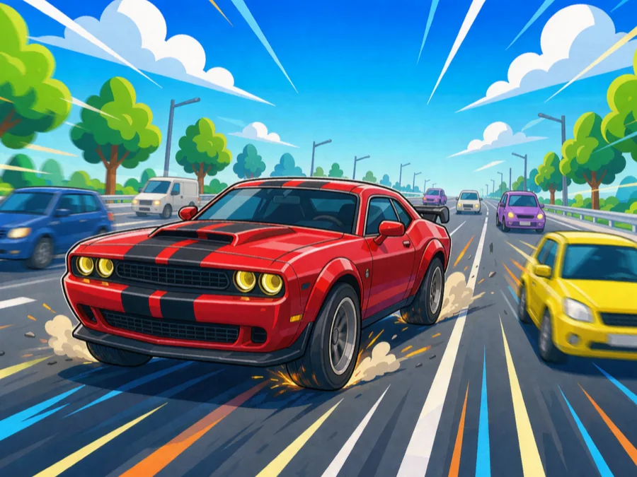 Traffic Racer game cover